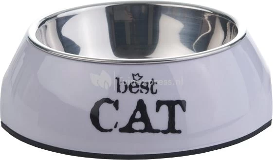 Beeztees Best Cat Melamine Eetbak 4 Beeztees Best Cat Melamine Eetbak - Afbeelding 2