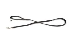 Beeztees Hondenriem Mac Leather 120cm X 15mm Zwart