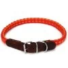 Beeztees Halsband Voor Hond Korda Nylon Rood / Oranje 65x2 Cm
