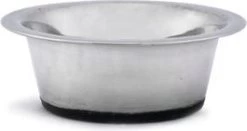 Beeztees Voerbak Rvs Antislip D 13 Cm Zilver