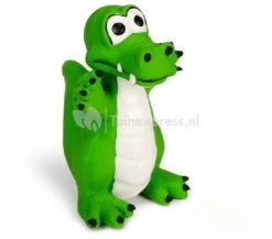 Beeztees Latex Krokodil Groen Hondenspeelgoed
