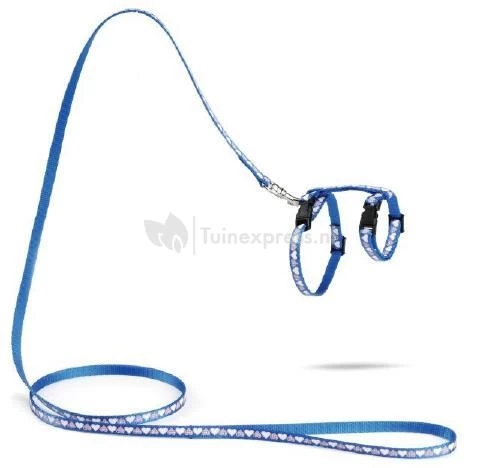 Beeztees Nylon Kittentuigje Hearts 3 Beeztees Nylon Kittentuigje Hearts