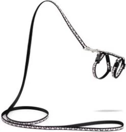 Beeztees Kattentuigje Hearts Zwart 120 X 1 Cm