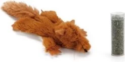 Beeztees Kattenspeelgoed Knuffel Gily Eekhoorn Bruin 14 Cm