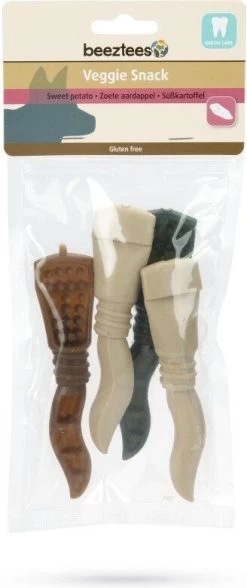 Beeztees Hondensnack Veggie Tandpasta Mix 13 Cm 4 Stuks -Beeztees 8712695167372 2