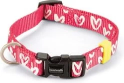 Beeztees Hondenhalsband Heart Roze 26-40 X 1,5 Cm