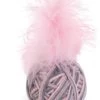 Beeztees Kattenspeelgoed Speelbal Met Veer Ming Roze/paars D 5 H 5 Cm -Beeztees 8712695193838 0 1