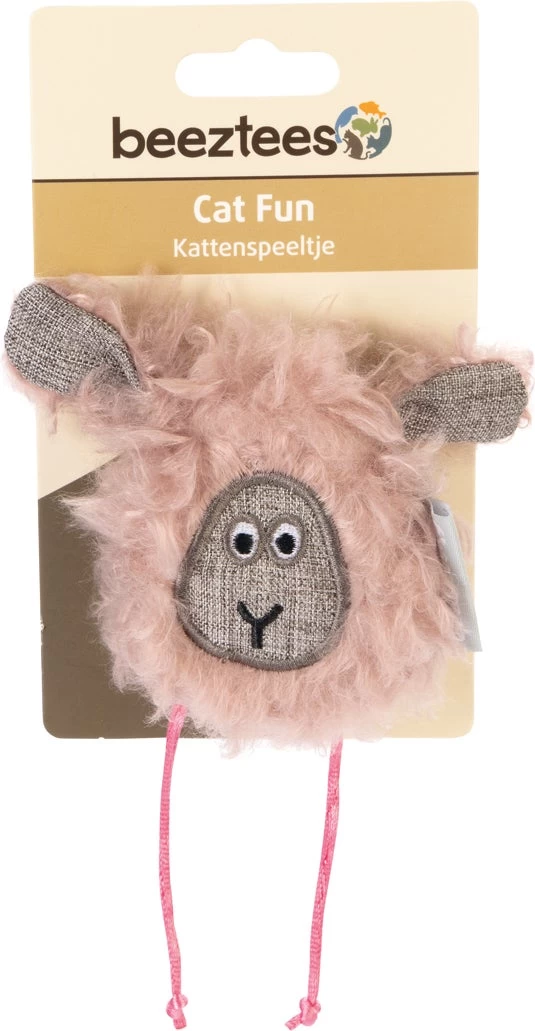 Beeztees Kattenspeelgoed Schaap Gaya Roze 12 X 12 X 3 Cm 4 Beeztees Kattenspeelgoed Schaap Gaya Roze 12 X 12 X 3 Cm - Afbeelding 2