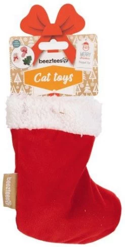 Beeztees Kattenspeelgoed Kerstsok Met 3 Speeltjes 7 X 5,5 X 2 Cm -Beeztees 8712695195245 3