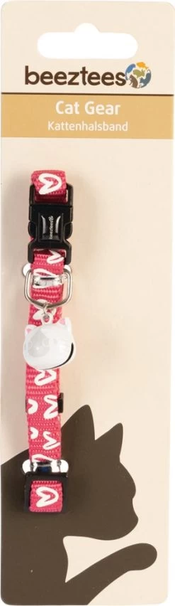 Beeztees Kattenhalsband Heart Roze 20-30 X 1 Cm -Beeztees 8712695195535 5