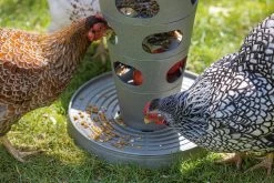 Beeztees Kippenvoerbak Voertoren Grijs D 30 H 37 Cm -Beeztees 8712695201335 8