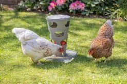 Beeztees Kippenvoerbak Voertoren Grijs D 30 H 37 Cm -Beeztees 8712695201335 9