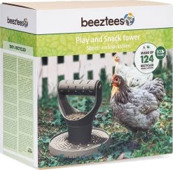 Beeztees Kippenvoerbak Speel- En Snacktoren Grijs D 30 H 31 Cm -Beeztees 8712695201342 12
