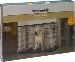 Beeztees Hondenbench Zwart XL 107 X 70 X 76 Cm -Beeztees 8712695208822 9