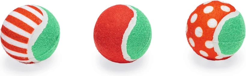 Beeztees Tennisbal Met Kerstprint D 6,3 H 6,3 3 Stuks 3 Beeztees Tennisbal Met Kerstprint D 6,3 H 6,3 3 Stuks