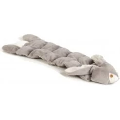 Beeztees Flatino Pluche Hondenspeeltje Piepkonijn Grijs 50 Cm