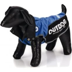 Beeztees Honden Regenjas Outdog Blauw/zwart XL 47 Cm