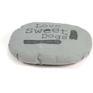 Beeztees Hondenkussen Ovaal Sweet Dogs Grijs 56 X 42 Cm 3 Beeztees Hondenkussen Ovaal Sweet Dogs Grijs 56 X 42 Cm