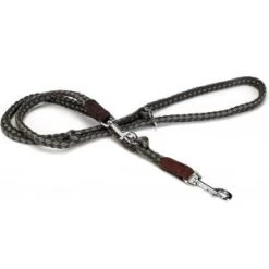 Beeztees Hondenriem Korda 130cm X 20mm Grijs-lichtgrijs