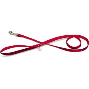 Beeztees Hondenriem Mac Leather 120cm X 15mm Rood 3 Beeztees Hondenriem Mac Leather 120cm X 15mm Rood