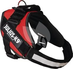 Beeztees Julius-K9 IDC-Powertuig 58-76cm Rood