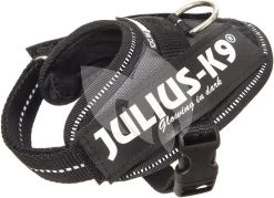 Beeztees Julius-K9 IDC-Powertuig Baby 33-45cm Antraciet