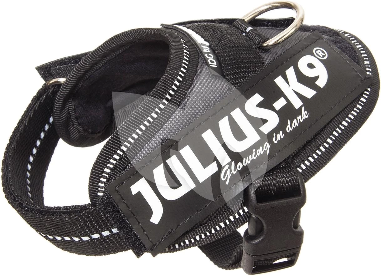 Beeztees Julius-K9 IDC-Powertuig Baby 33-45cm Antraciet 3 Beeztees Julius-K9 IDC-Powertuig Baby 33-45cm Antraciet