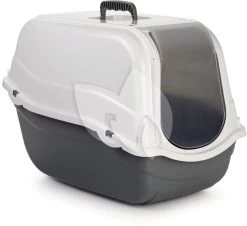 Beeztees Romeo Kattenbak Wit / Grijs