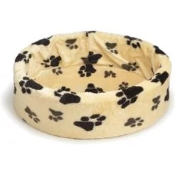 Beeztees Teddy Hondenmand Met Grote Voetprint Creme 70 Cm