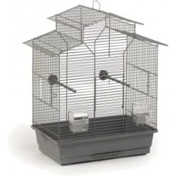 Beeztees Vogelkooi Iza 2 Pagode Grijs